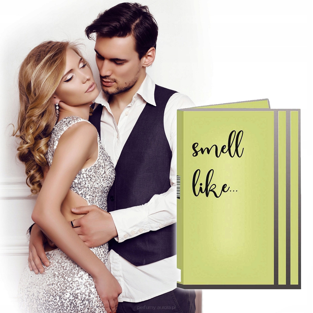 Прозорий скляний флакон з білою етикеткою Aurora Smell Like 03, об’єм 1 мл