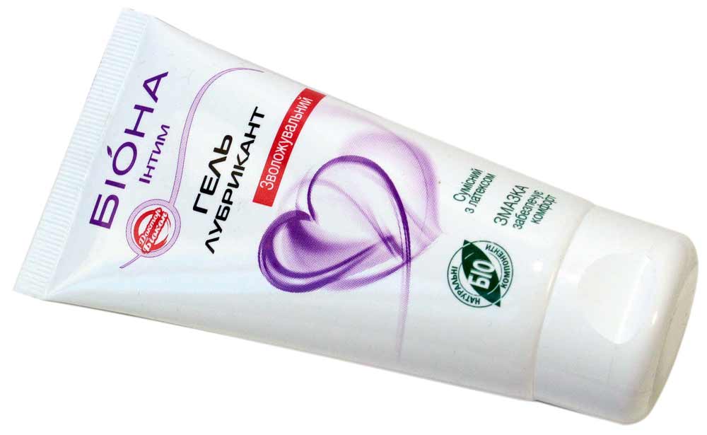 Голубой пластиковый тюбик с фиолетовой крышкой и надписью Биокон 75мл