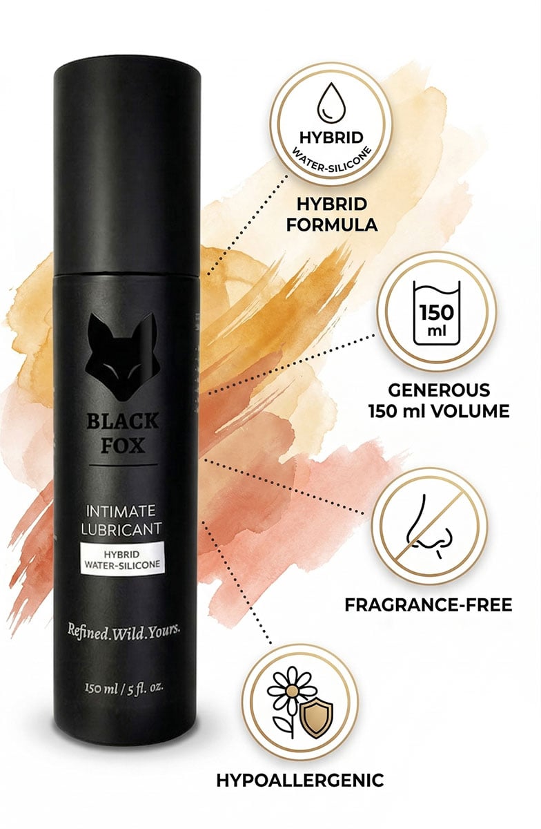Интимный лубрикант Black Fox Hybrid 150 мл на водно-силиконовой основе - 6