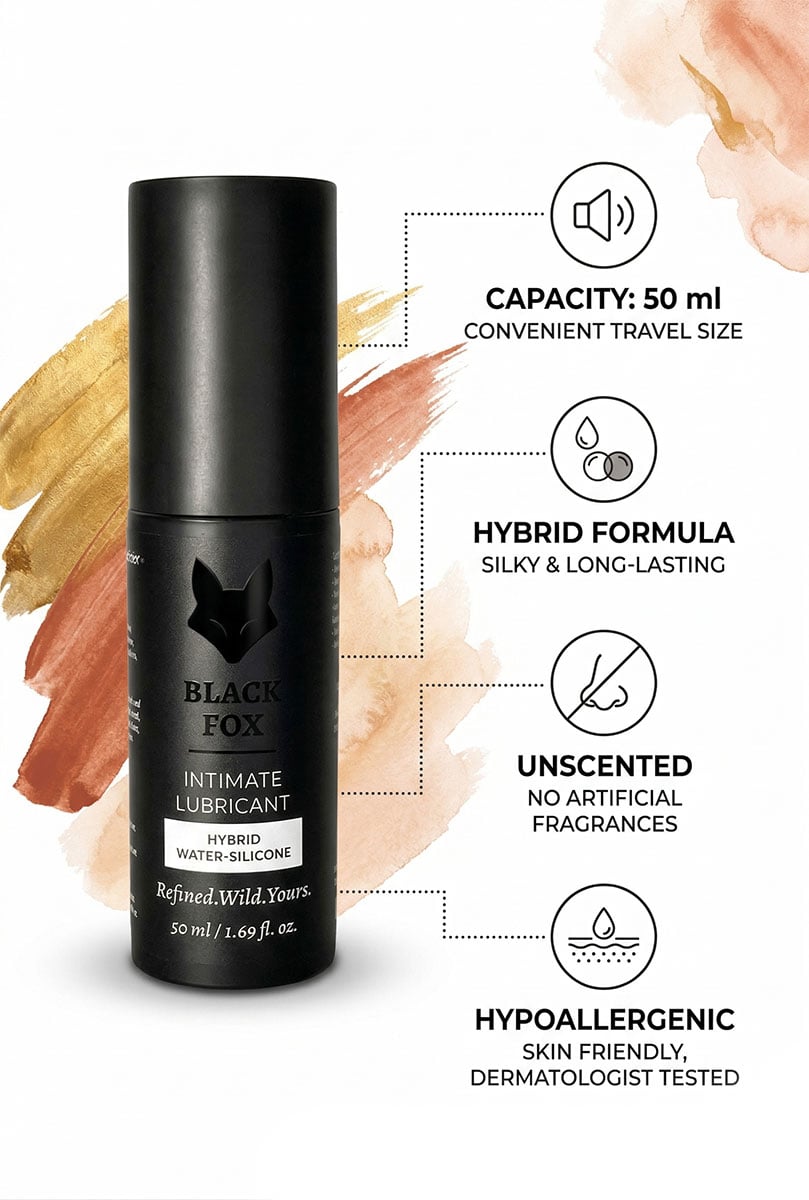 Интимный лубрикант Black Fox Hybrid 50 мл на водно-силиконовой основе - 3