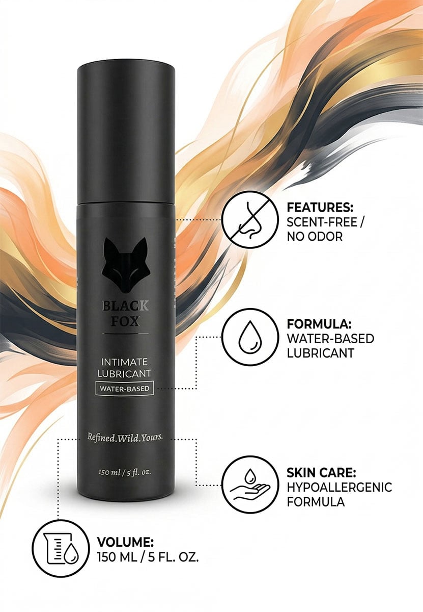 Интимный лубрикант Black Fox Premium 150 мл на водной основе без глицерина - 3