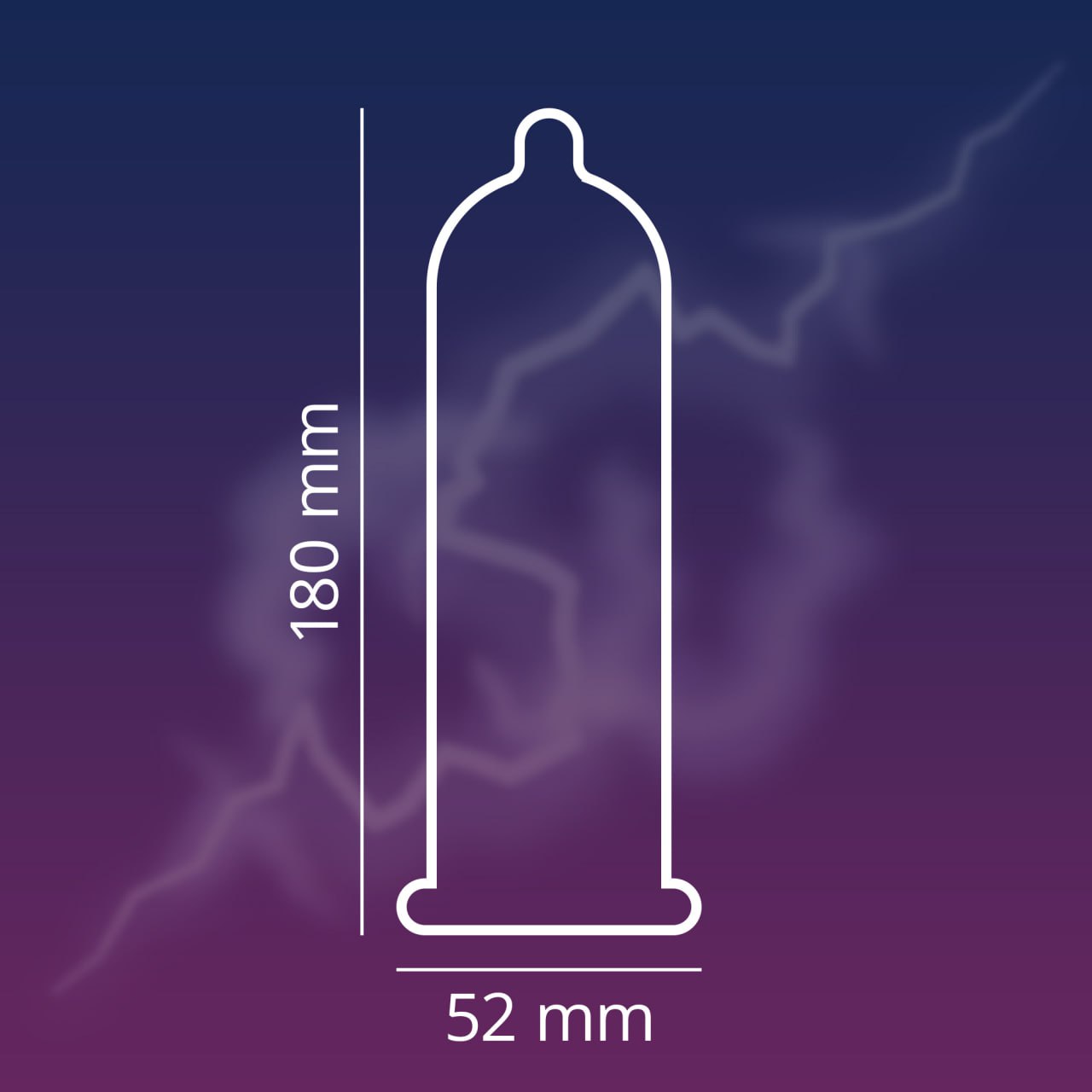 Фіолетова коробка Contex Classic із сріблястим написом, 3 презервативи, класичний тип