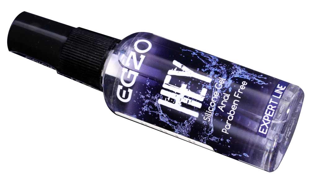 Прозрачный флакон с черной крышкой EGZO HEY Expert line 50мл силиконовый лубрикант