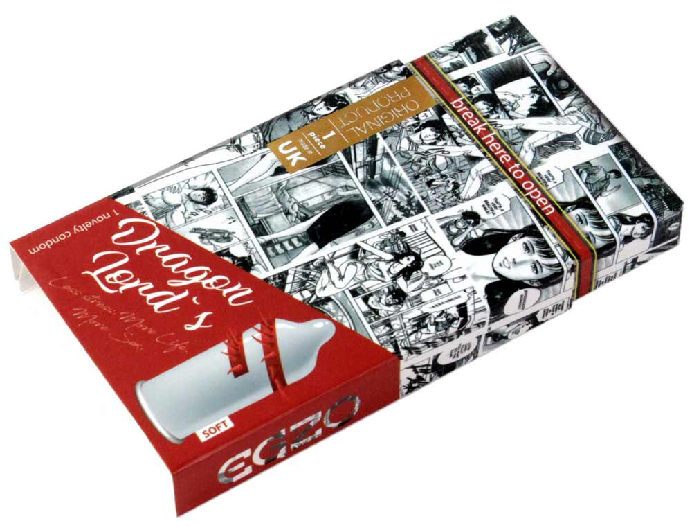 Чёрная коробка EGZO Dragon Lord`s с золотым драконом и надписью, 4 упаковки