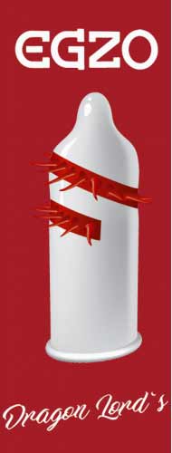 Чёрная коробка EGZO Dragon Lord`s с жёлтым драконом и надписью, 4 упаковки