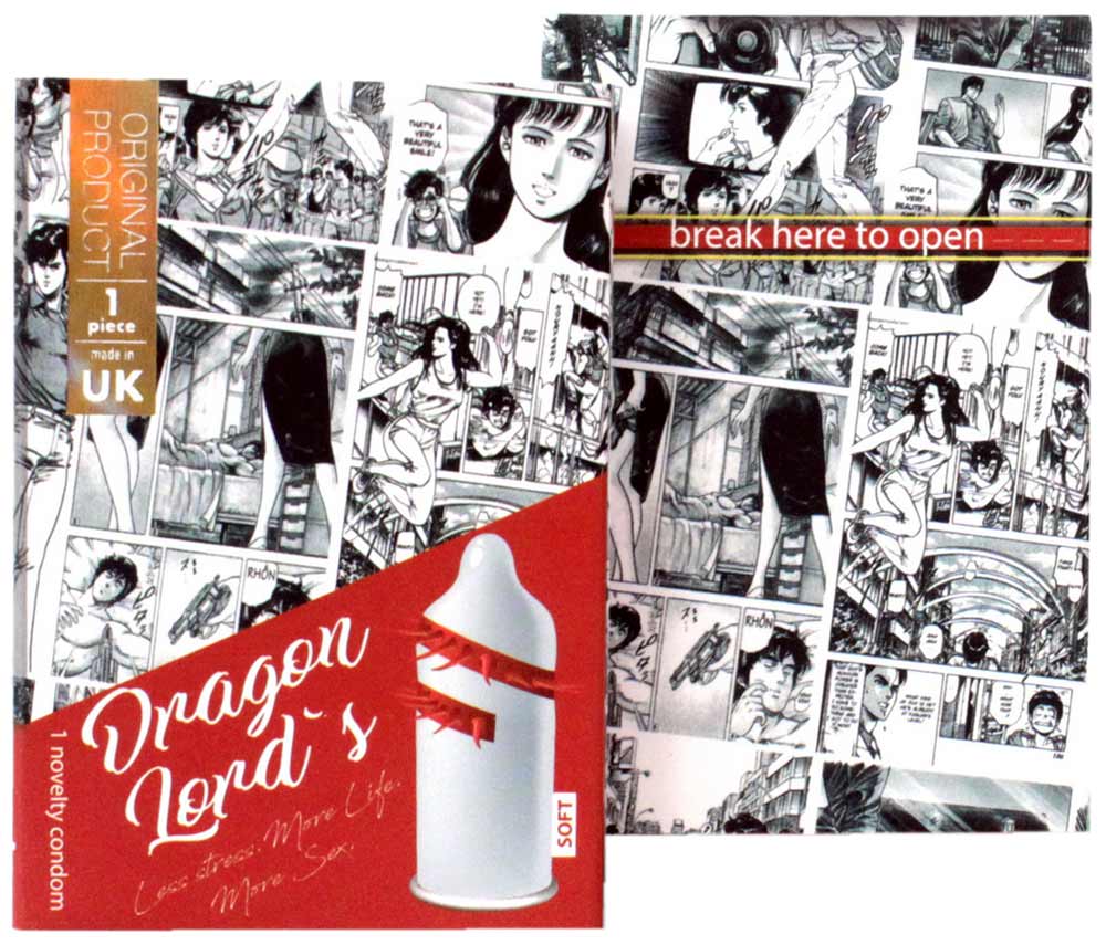 Чёрная упаковка EGZO Dragon Lord`s с изображением дракона и оранжевыми акцентами, 4 шт