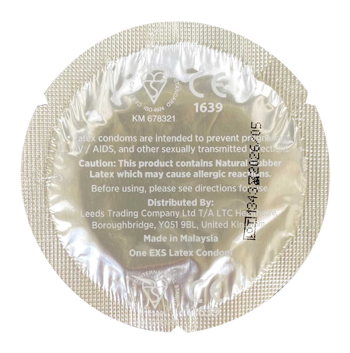 Презерватив EXS Gold medal 1шт (термін 05/2026)⚡️Prezervativi.in.ua - 4