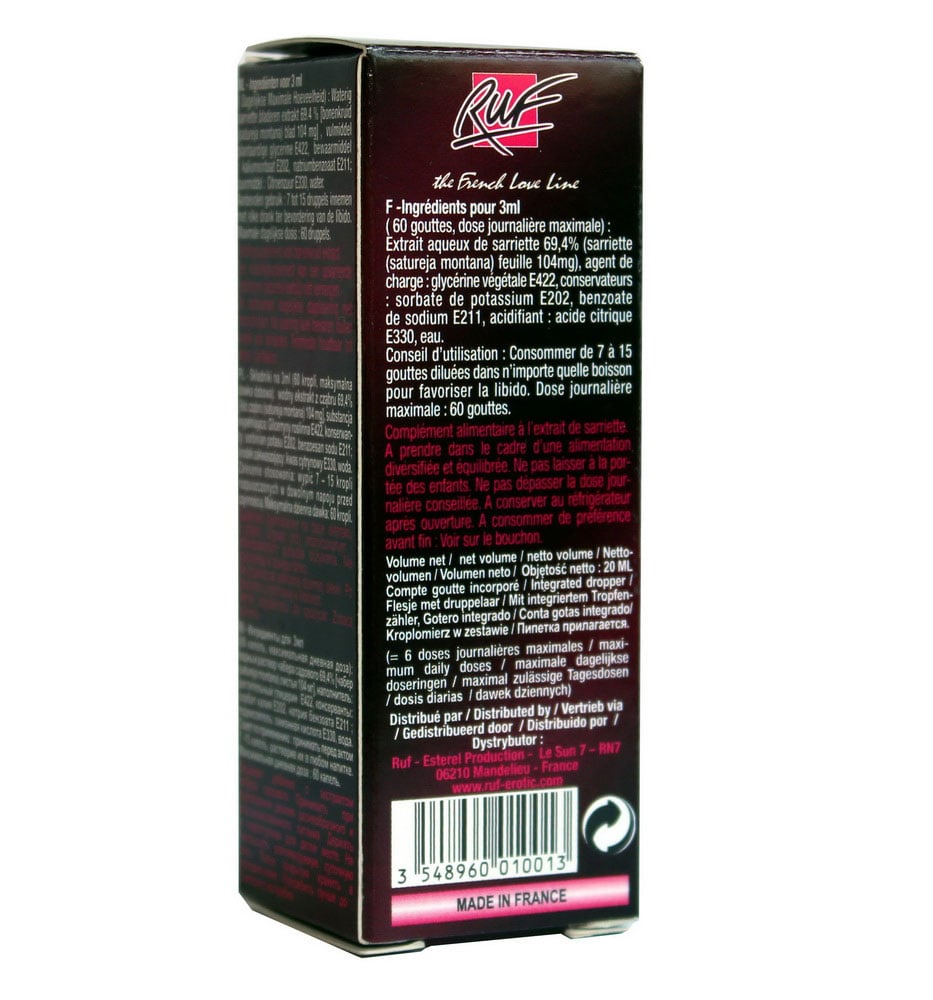 Збуджуючі краплі RUF Drop Sex для двох 20мл - 4