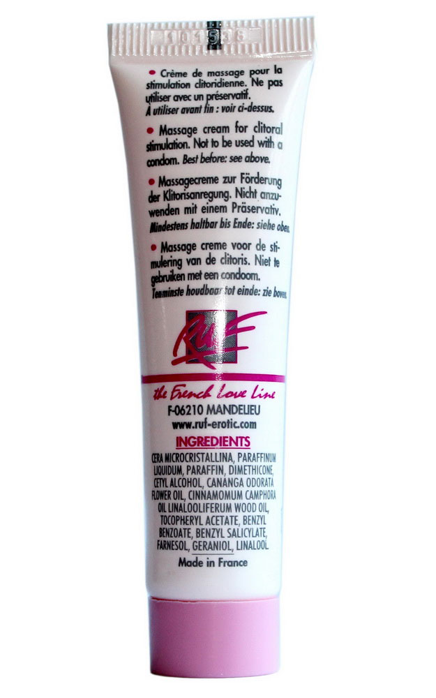 Стимулюючий крем RUF Nymphorgasmic (15мл) - 3