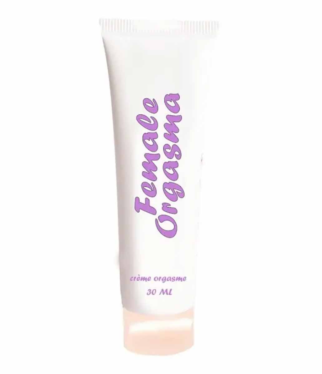 Білий флакон із рожевою етикеткою RUF FEMALE ORGASMA 30 мл на світлому фоні