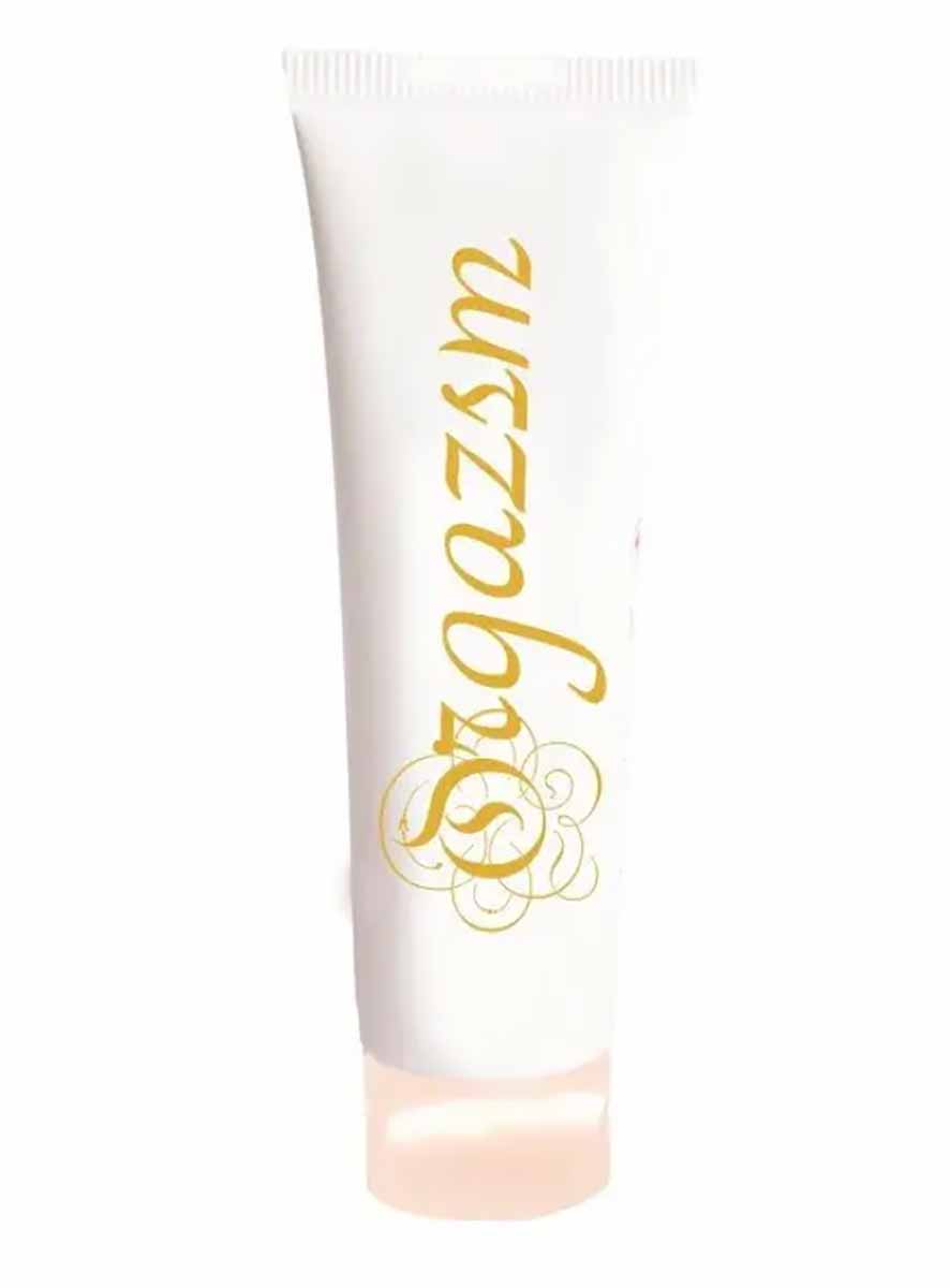 Білий флакон із синім ковпачком та написом RUF Orgazsm 30мл на білому фоні