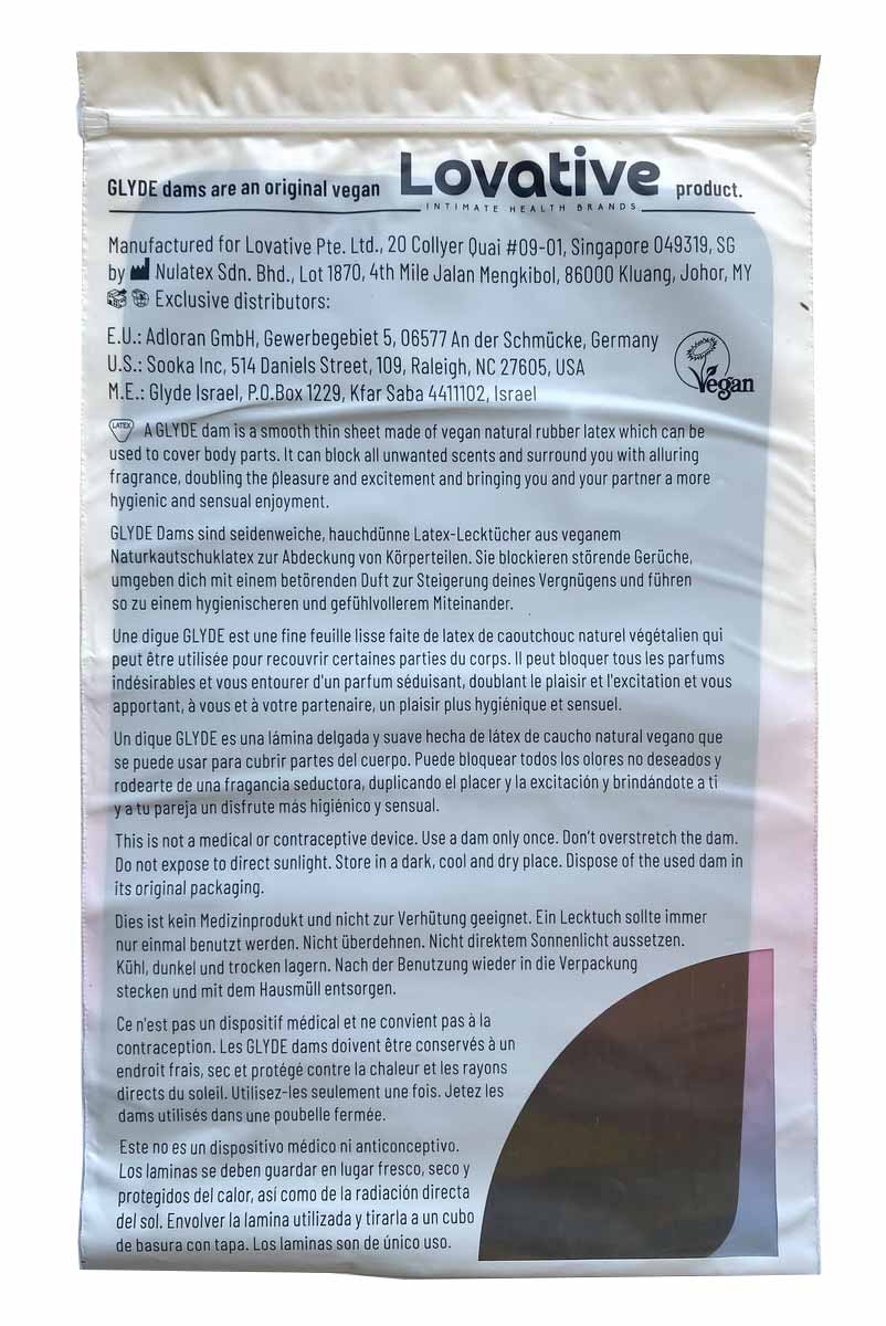 Прозора латексна серветка з ароматом коли у круглій пластиковій тубі, 4 штуки