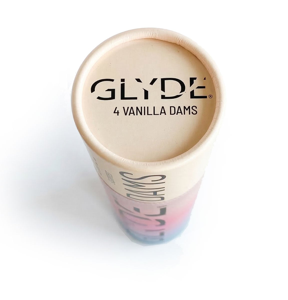 Латексні серветки (Oral Dams) GLYDE Creme Vanilla смак ванілі 4 шт - 4