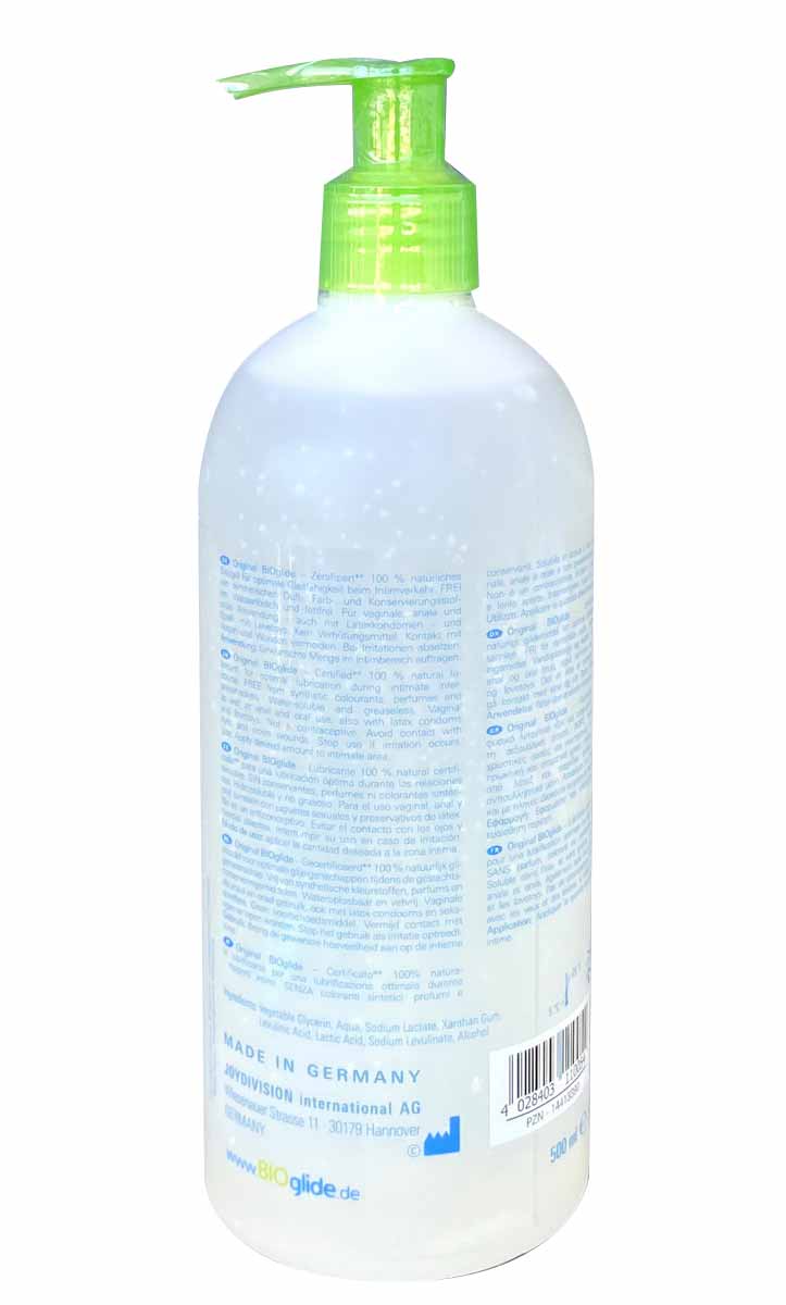 Гель-лубрикант JoyDivision BioGlide 500мл веганський - 4