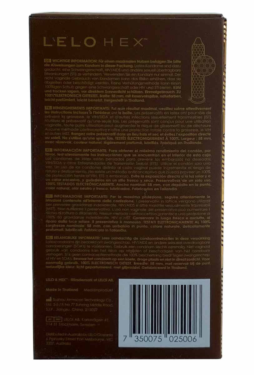 Серый рельефный картон с крупной надписью HEX Respect XL и числом 12