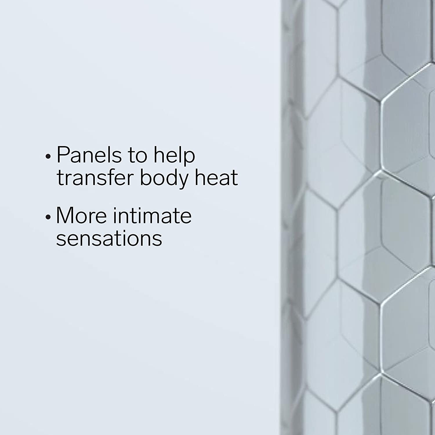 Чорна коробка Lelo HEX Respect XL із золотистим шестикутним візерунком та написом 36 шт