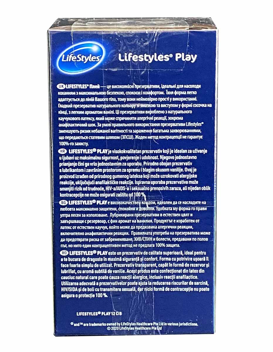 Презервативы LifeStyles Play 12шт (срок 03/2026) - 3