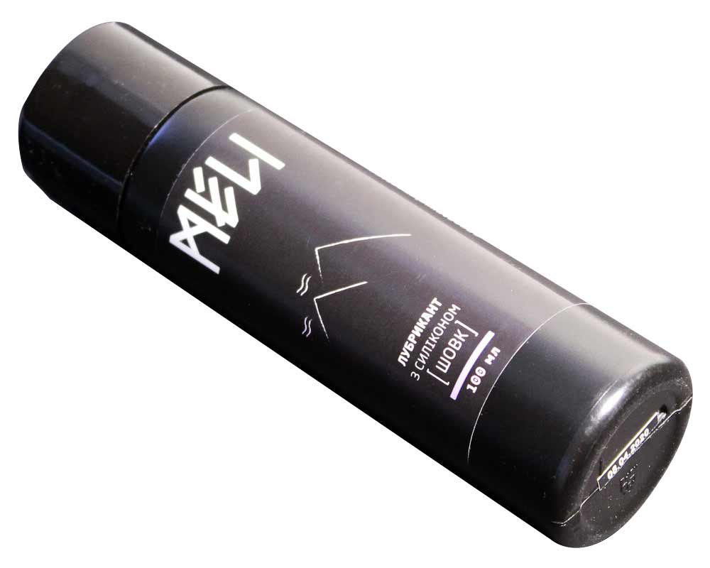 Прозрачный флакон сине-голубого геля-лубриканта Meli Шелк Силикон + вода 100мл