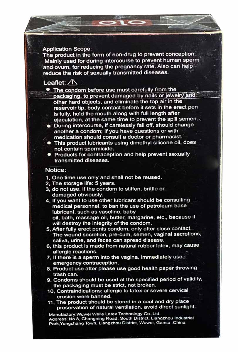 Черная упаковка Olo Foil 0.01 с серебристым текстом и надписью 10 шт