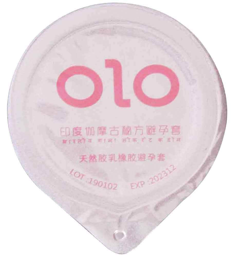 Золотистая упаковка Olo GOLD Budda 10шт с надписью и изображением презерватива