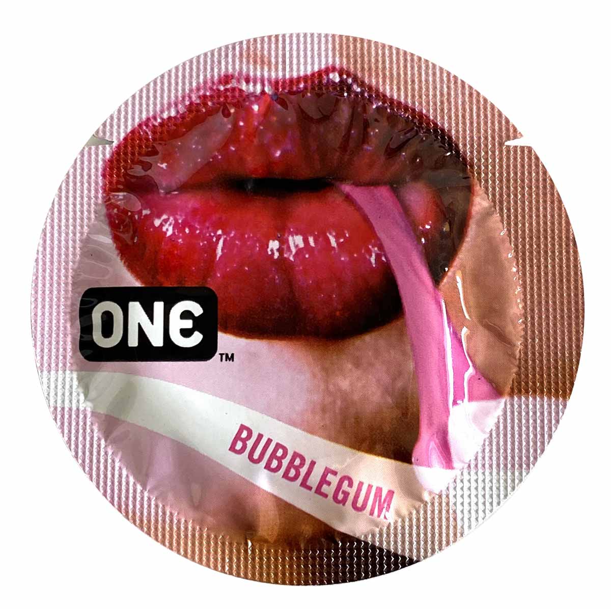 Яскрава упаковка ONE Flavor Waves з різнокольоровими фруктами та написом 12 condoms