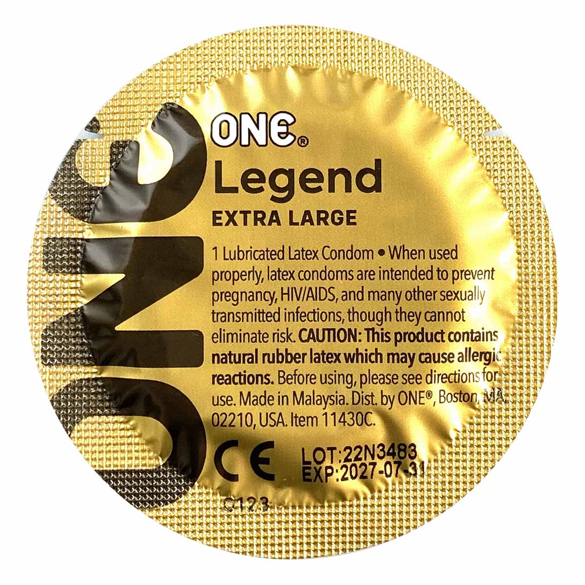 Чорна коробка ONE Legend з фіолетовим акцентом, напис Extra Large, 12 шт, особлива форма