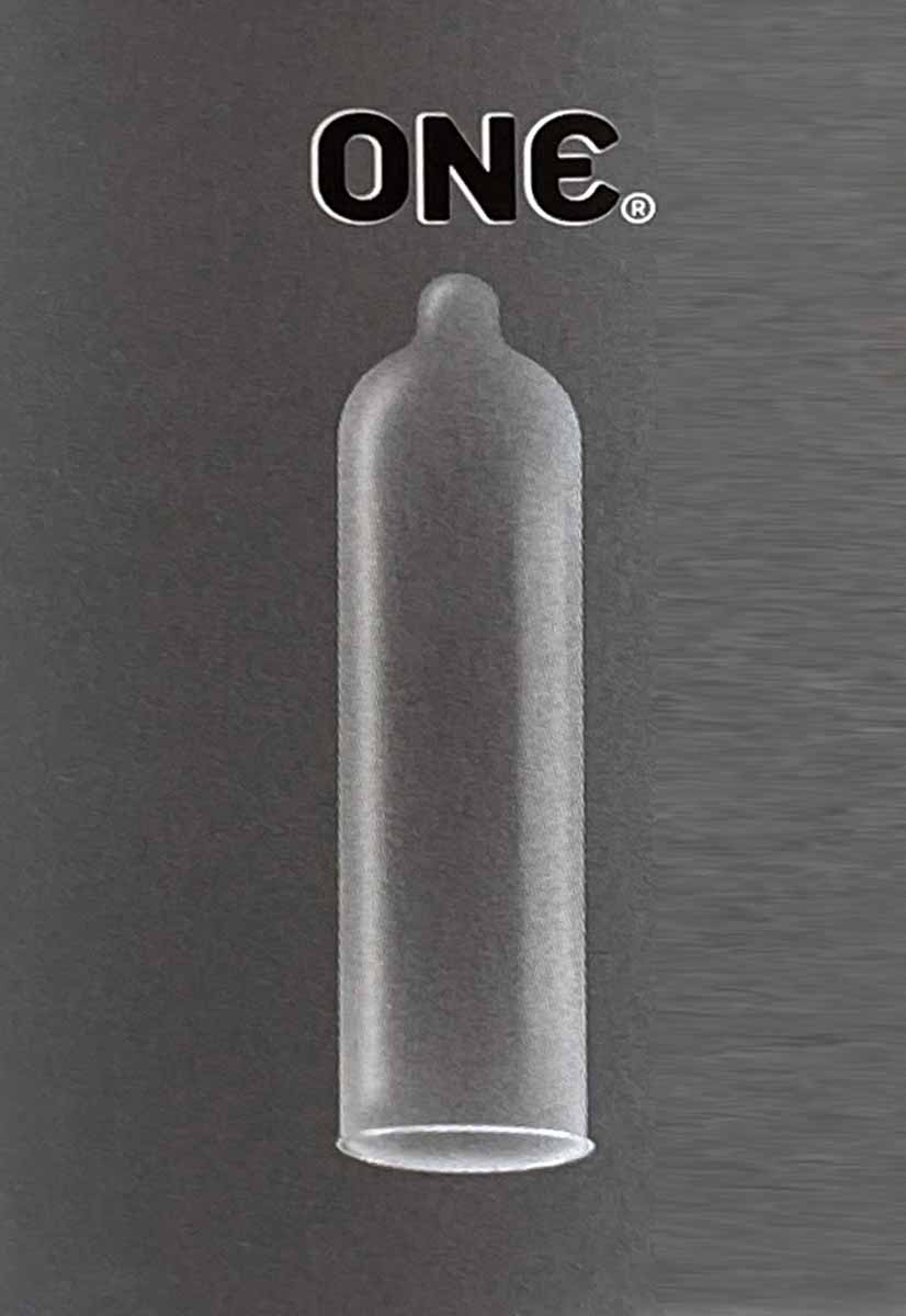 Сріблясто-біла коробка ONE Vanish Superthin з жовтим акцентом, 12 штук, преміум змазка