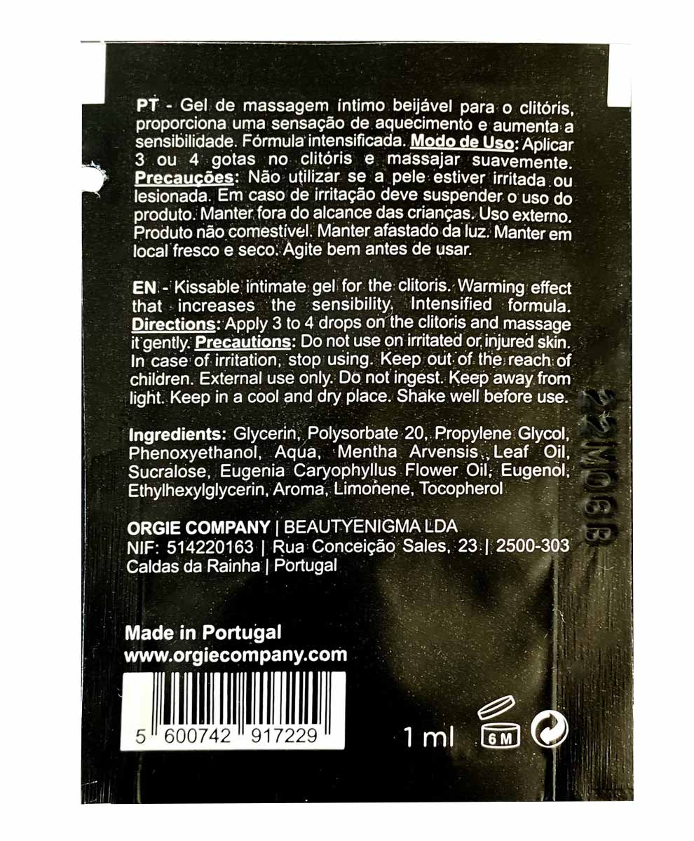 Збуджуючі краплі Orgie Orgasm Drops Intense (1мл) - 3