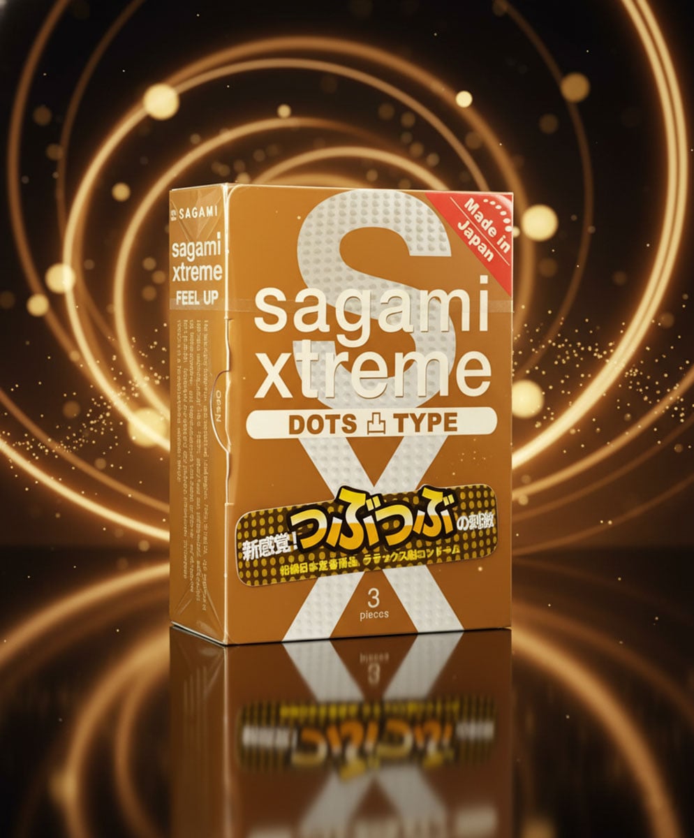 Презервативы Sagami Xtreem Feel Up — точечные (3шт) - 3