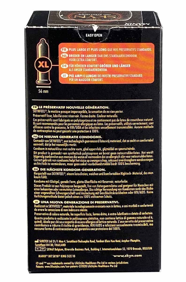 Черная упаковка SKYN Large King size безлатексные презервативы 3 пачки по 10 штук