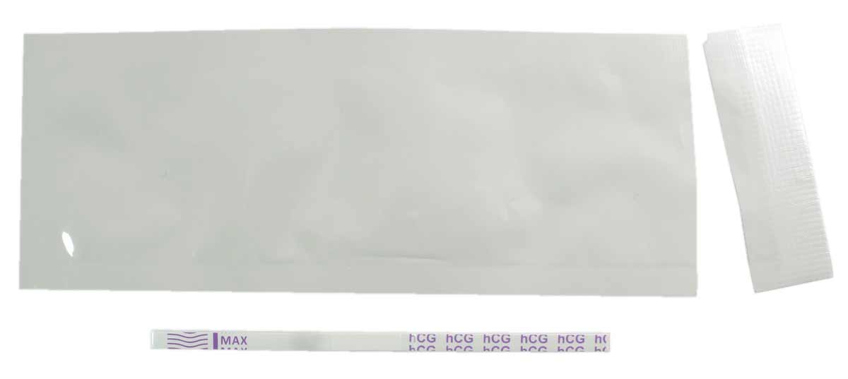 Біло-рожева упаковка тесту на вагітність CLEVER GIRL LUXE, 3 штуки