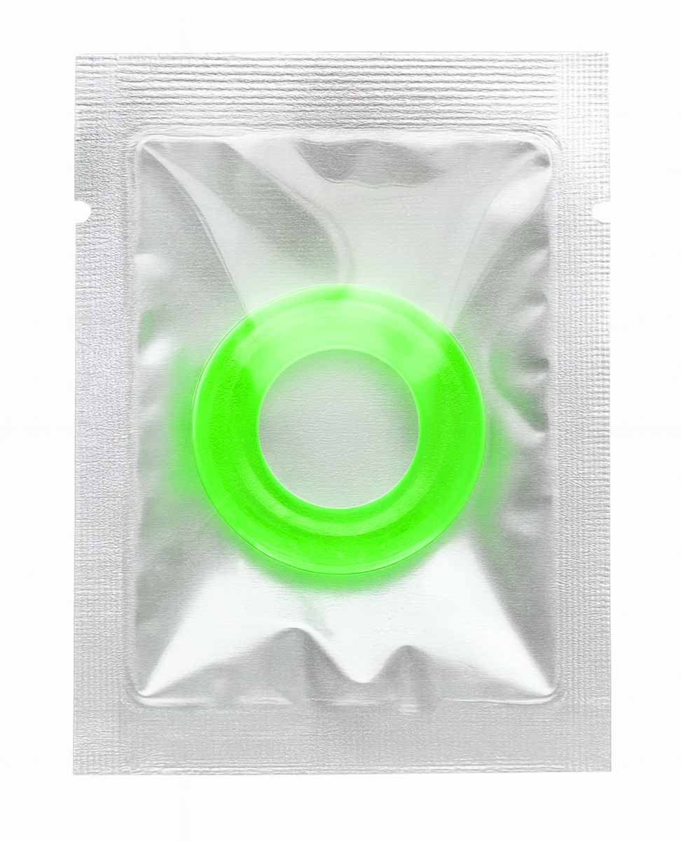Світло-зелене силіконове ерекційне кільце Tryst із напівпрозорою текстурою