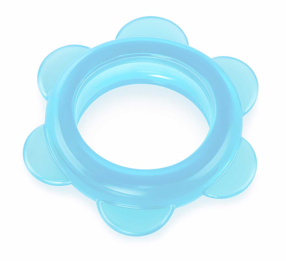 Чорне силіконове ерекційне кільце з рельєфними шипами, одна штука