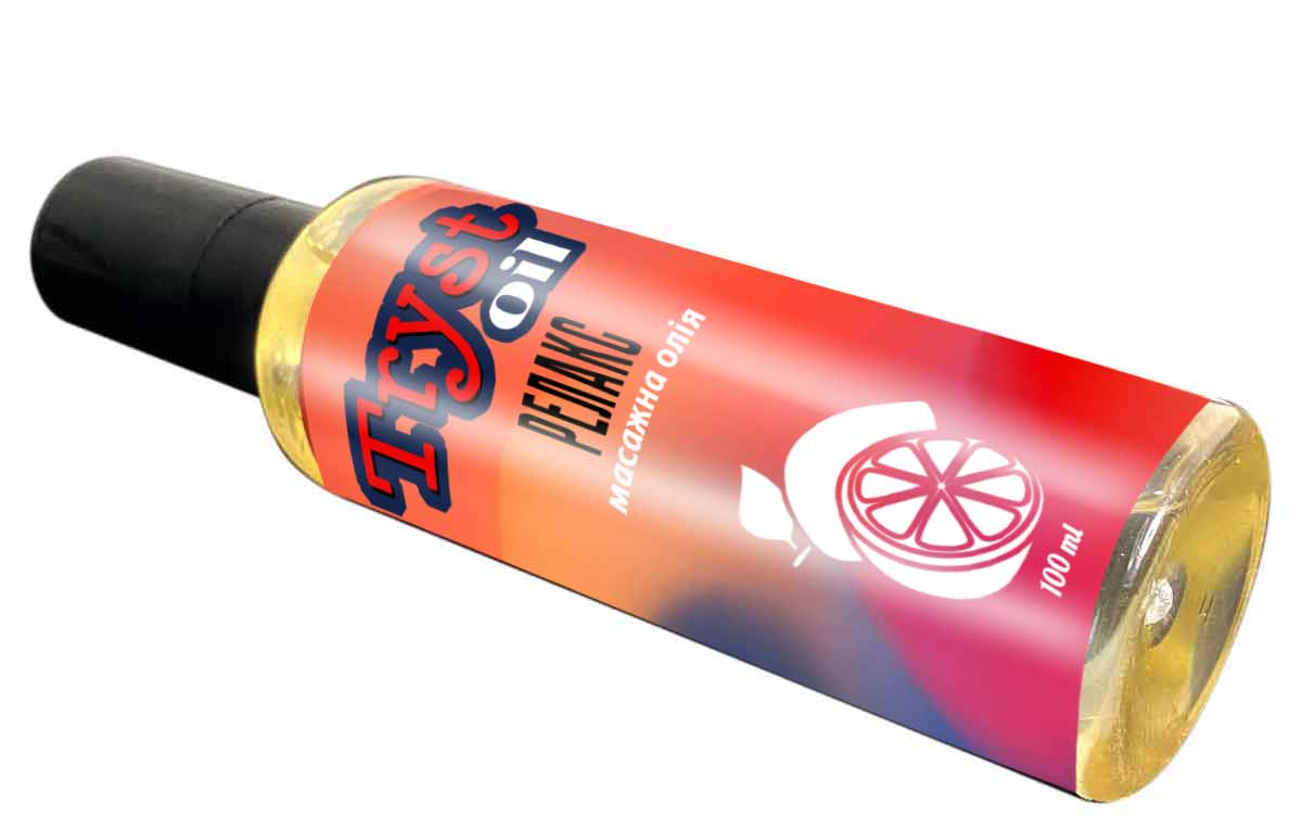 Прозорий флакон із зеленою рідиною TRYST Relax Lime 100 мл на білому фоні