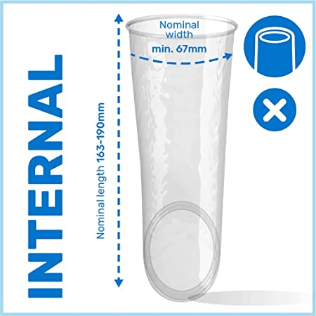 Біло-блакитна упаковка Pasante Female Condom 10 штук із фіолетовим логотипом